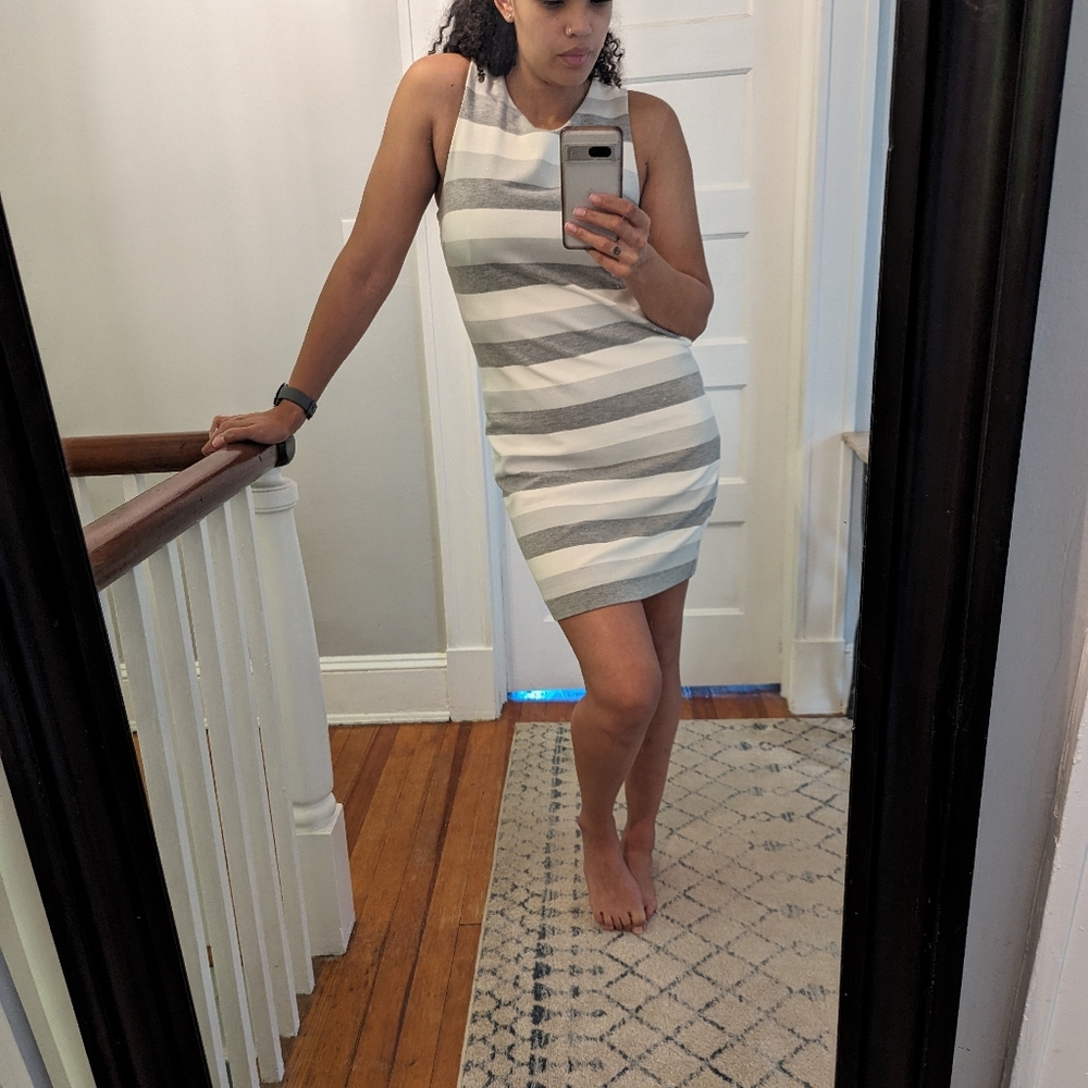 Knit Striped Dress